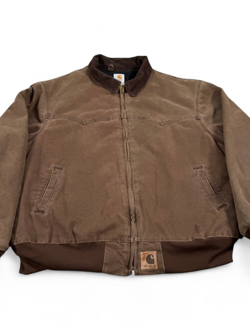 Carhartt J14 CHT Men's 3XL Brown Cotton Jacket Vintage Workwear
